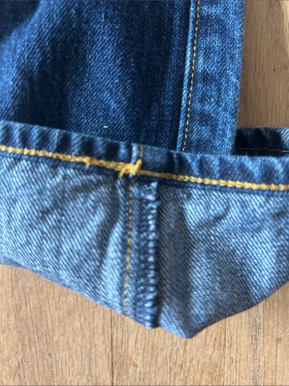 J. Crew Bleeker Athletic Fit Men's Navy Straight-Leg Jeans 36x30